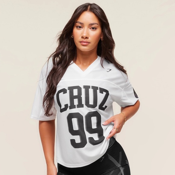 Gymshark Tops - Gymshark x Analis Cruz Mesh Top - White